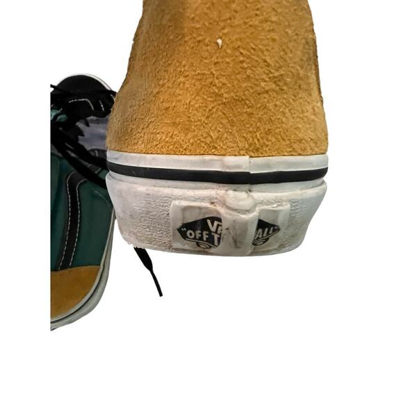 Womans Van Off The Wall Hi-Tops In Colorful Suede Lace Up Shoes 7. - Picture 7 of 8